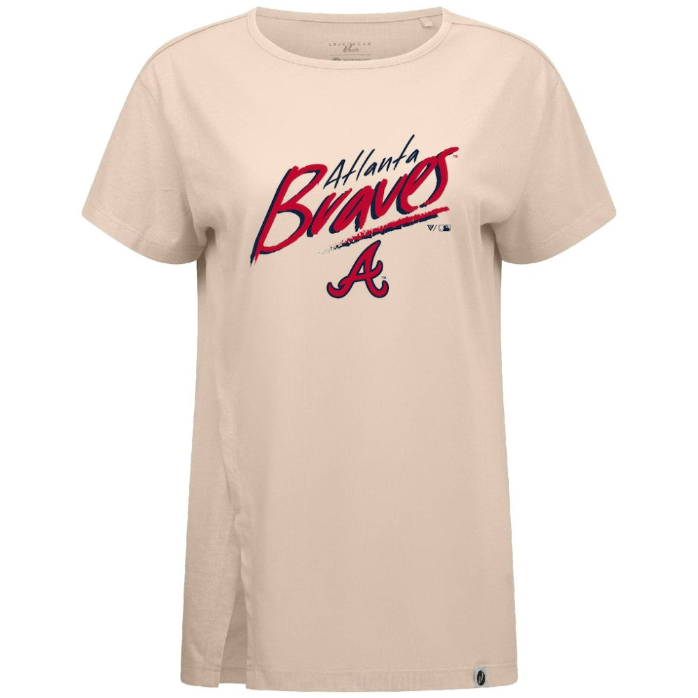 Atlanta Braves Levelwear Women's Influx Sizzle T-Shirt - MLB T-shirts