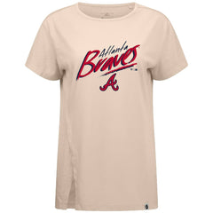 Atlanta Braves Levelwear Women's Influx Sizzle T-Shirt - MLB T-shirts