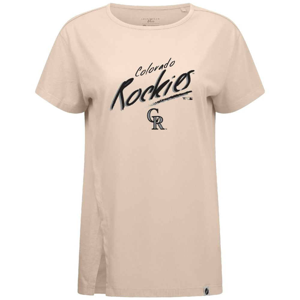 Colorado Rockies Levelwear Women's Influx Sizzle T-Shirt - MLB T-shirts
