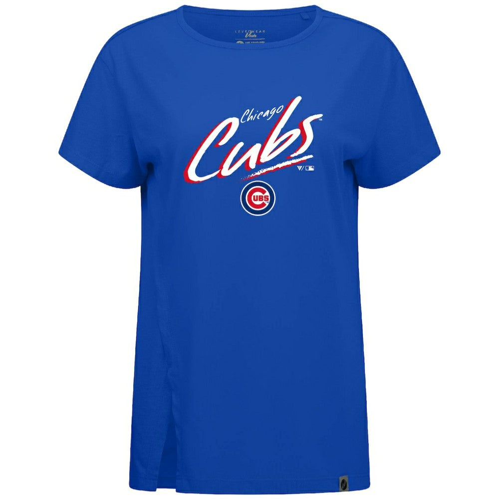 Chicago Cubs Levelwear Women's Influx Sizzle T-Shirt - MLB T-shirts
