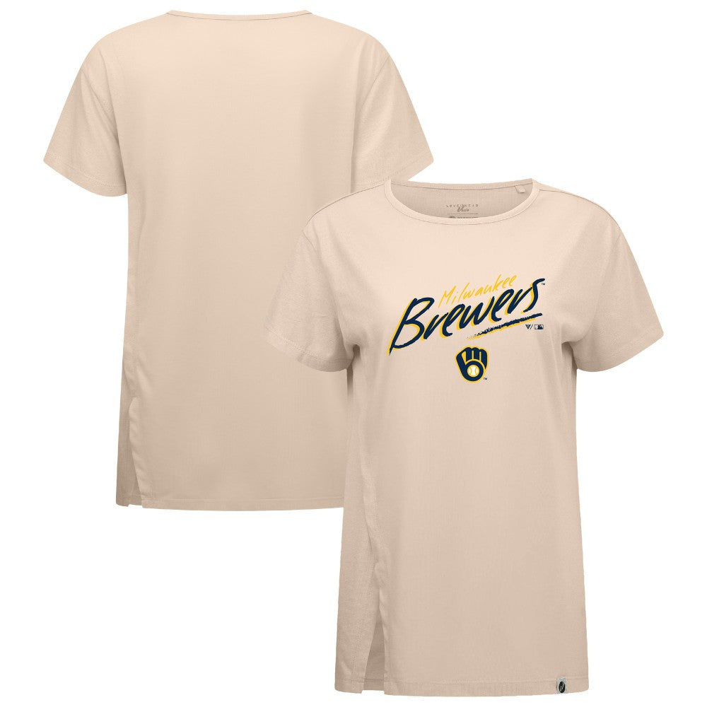 Milwaukee Brewers Levelwear Women's Influx Sizzle T-Shirt - MLB T-shirts