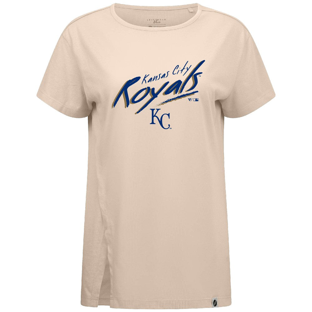 Kansas City Royals Levelwear Women's Influx Sizzle T-Shirt - MLB T-shirts