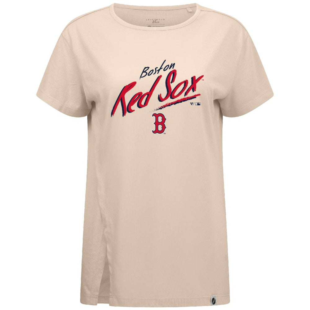 Boston Red Sox Levelwear Women's Influx Sizzle T-Shirt - MLB T-shirts