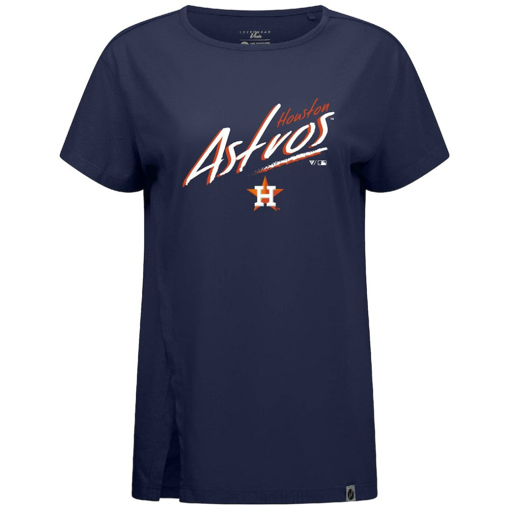 Houston Astros Levelwear Women's Influx Sizzle T-Shirt - MLB T-shirts