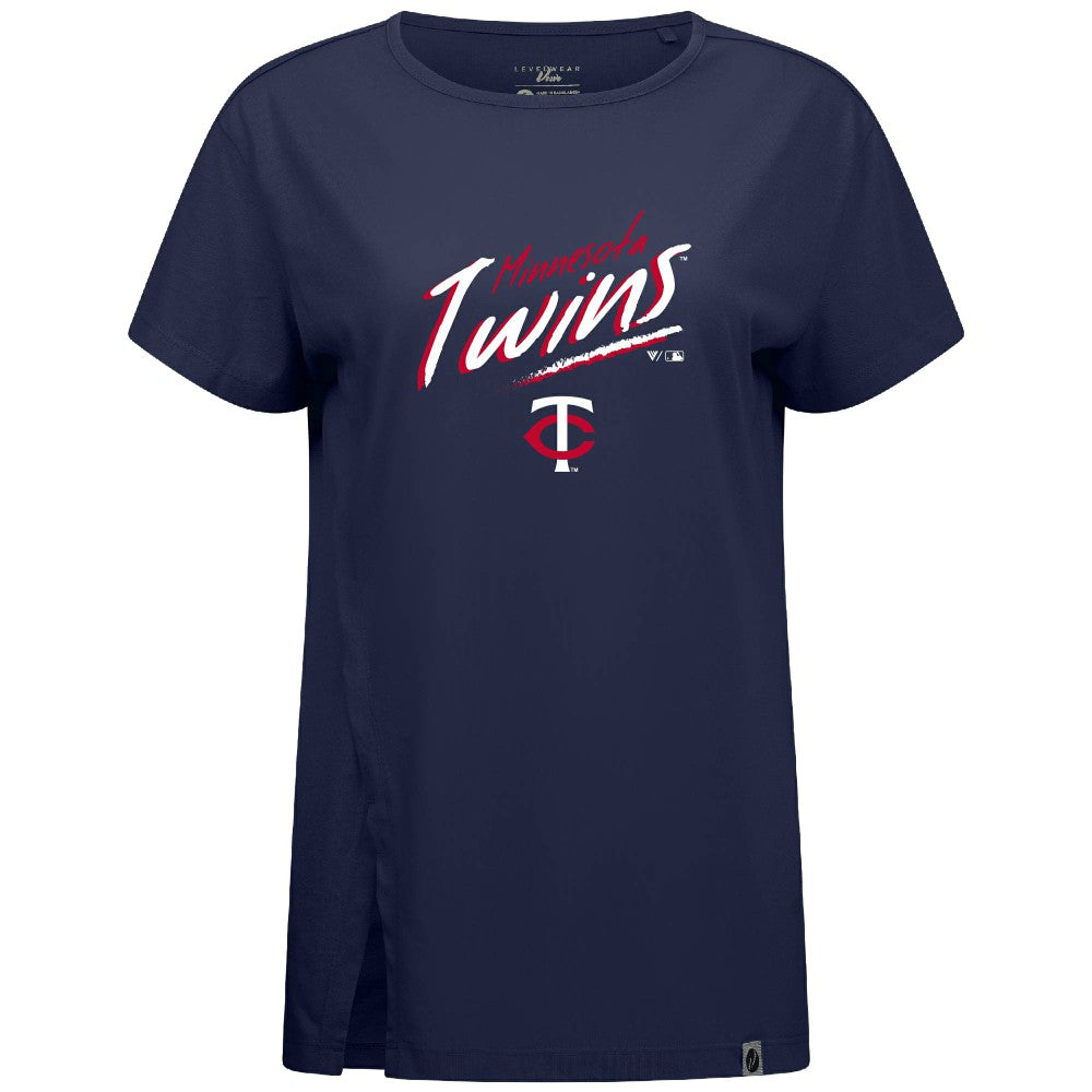Minnesota Twins Levelwear Women's Influx Sizzle T-Shirt - MLB T-shirts