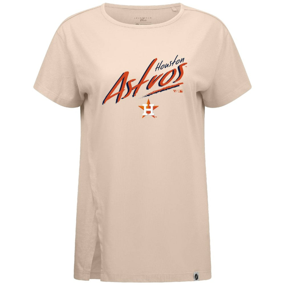 Houston Astros Levelwear Women's Influx Sizzle T-Shirt - MLB T-shirts
