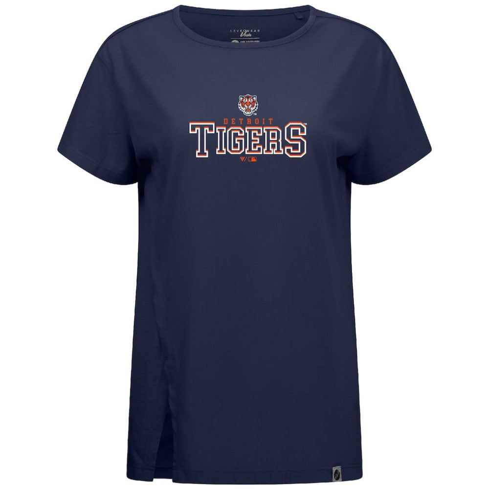 Detroit Tigers Levelwear Women's Influx Journey T-Shirt - MLB T-shirts