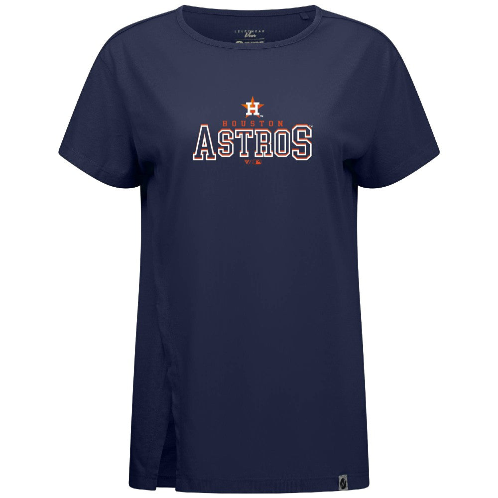 Houston Astros Levelwear Women's Influx Journey T-Shirt - MLB T-shirts