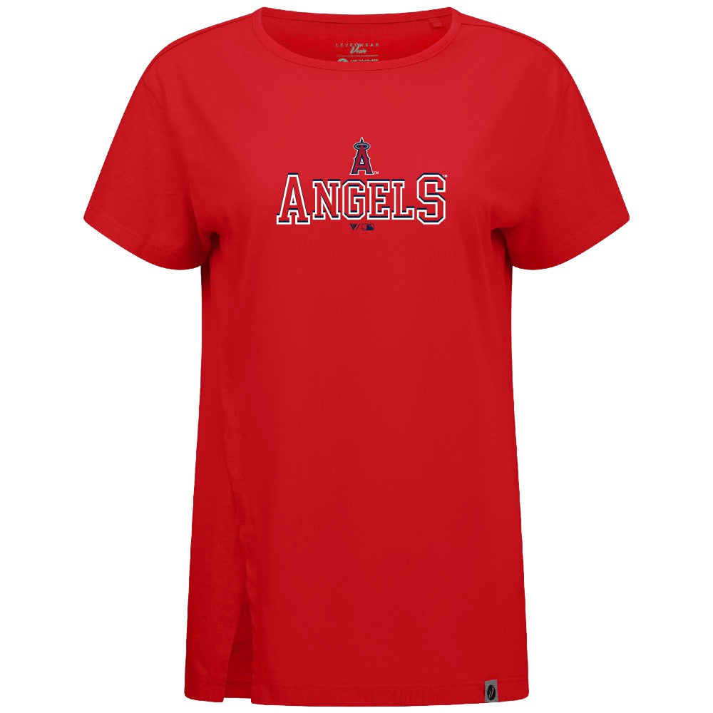 Los Angeles Angels Levelwear Women's Influx Journey T-Shirt - MLB T-shirts