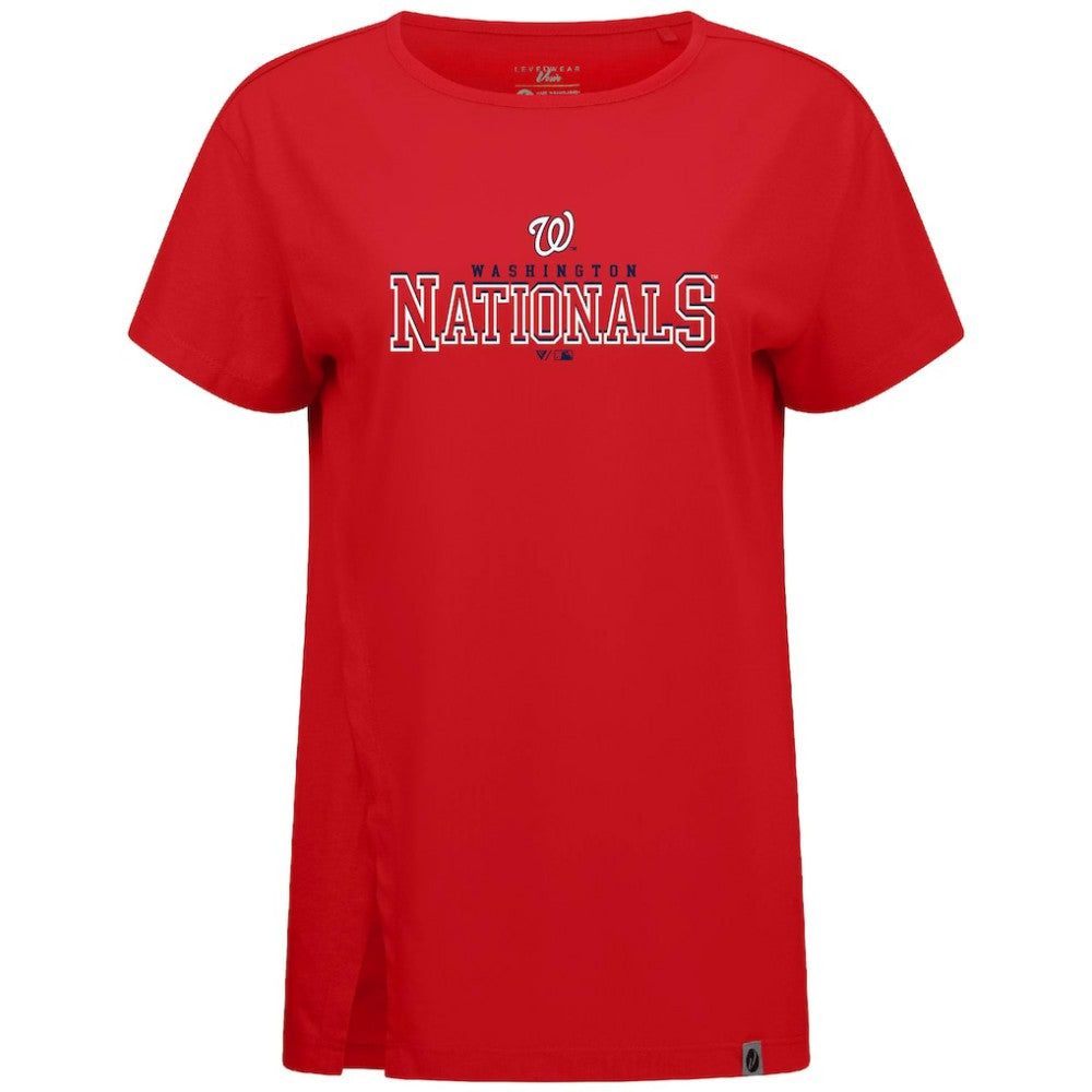 Washington Nationals Levelwear Women's Influx Journey T-Shirt - MLB T-shirts