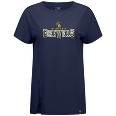 Milwaukee Brewers Levelwear Women's Influx Journey T-Shirt - MLB T-shirts