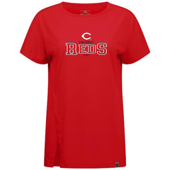 Cincinnati Reds Levelwear Women's Influx Journey T-Shirt - MLB T-shirts