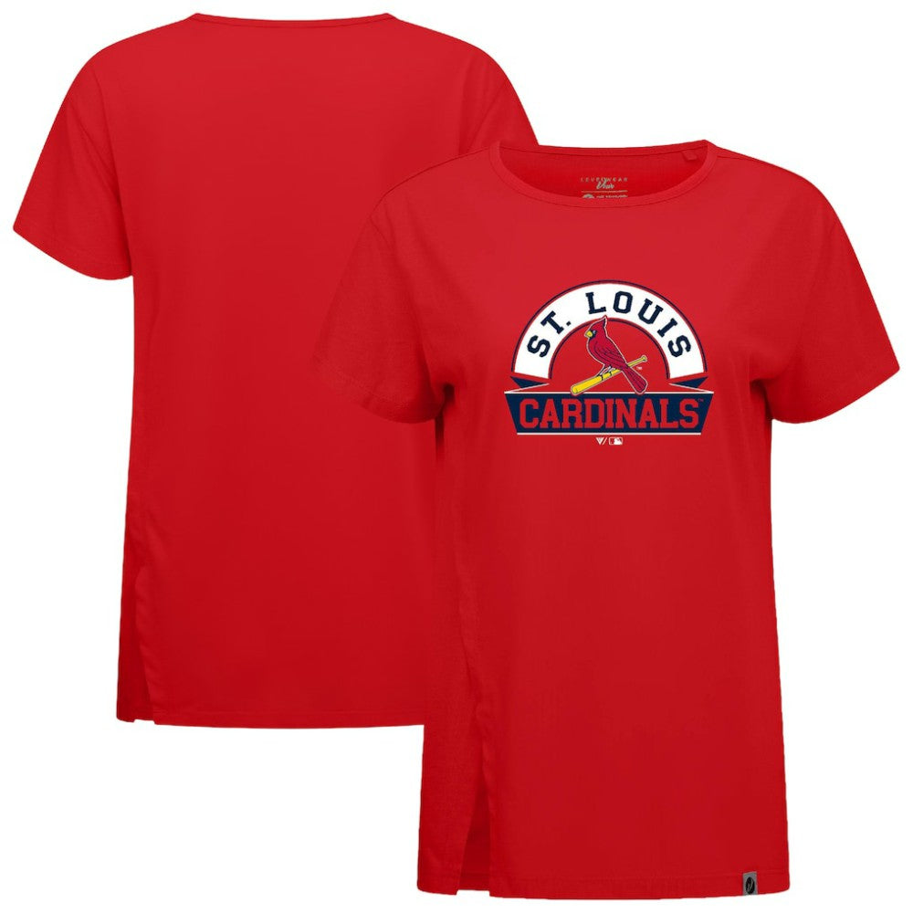 St. Louis Cardinals Levelwear Women's Influx Banner Arch T-Shirt - MLB T-shirts