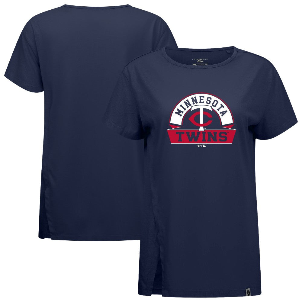 Minnesota Twins Levelwear Women's Influx Banner Arch T-Shirt - MLB T-shirts