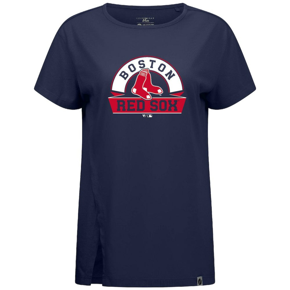 Boston Red Sox Levelwear Women's Influx Banner Arch T-Shirt - MLB T-shirts