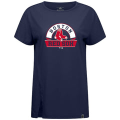 Boston Red Sox Levelwear Women's Influx Banner Arch T-Shirt - MLB T-shirts
