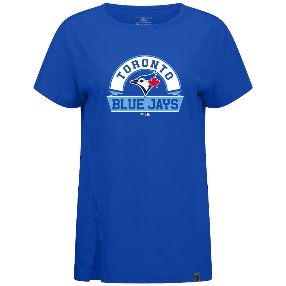 Toronto Blue Jays Levelwear Women's Influx Banner Arch T-Shirt - MLB T-shirts