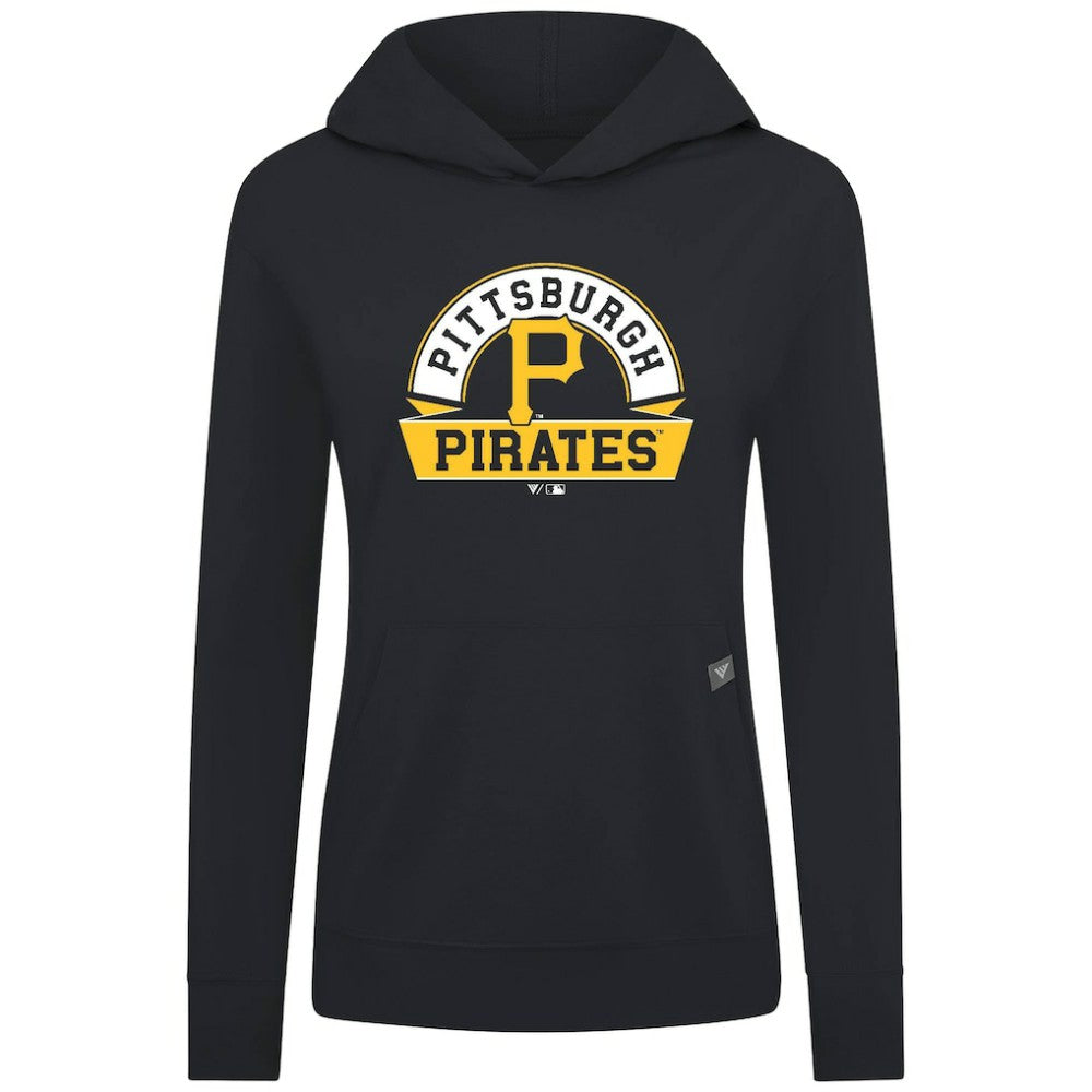 Pittsburgh Pirates Levelwear Women's Relay Banner Arch Long Sleeve T-Shirt Hoodie - MLB Hoodies