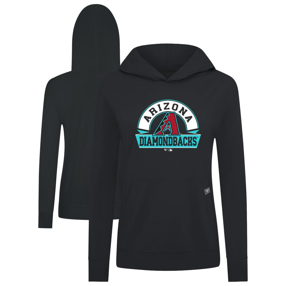 Arizona Diamondbacks Levelwear Women's Relay Banner Arch Long Sleeve T-Shirt Hoodie - MLB Hoodies