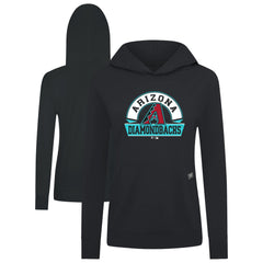 Arizona Diamondbacks Levelwear Women's Relay Banner Arch Long Sleeve T-Shirt Hoodie - MLB Hoodies