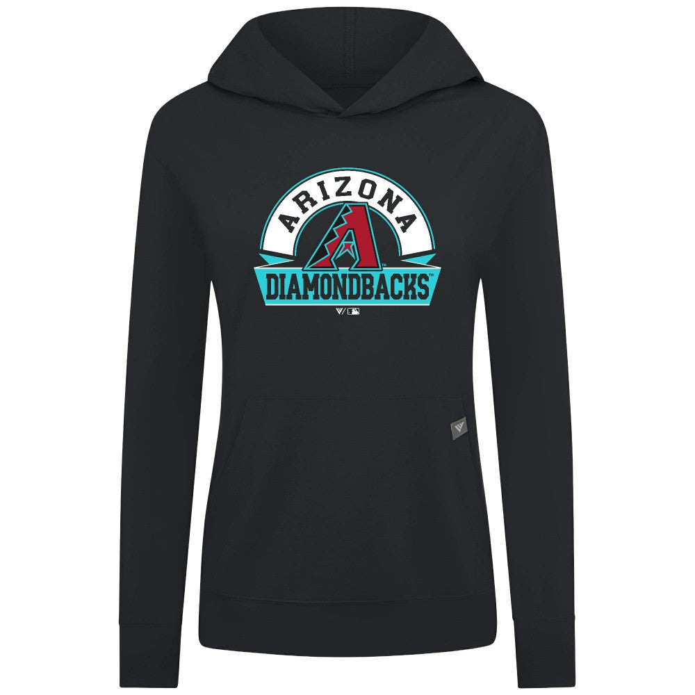 Arizona Diamondbacks Levelwear Women's Relay Banner Arch Long Sleeve T-Shirt Hoodie - MLB Hoodies