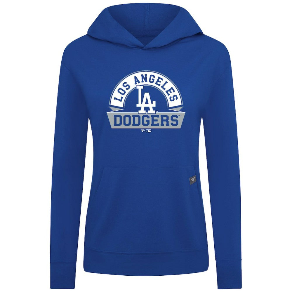 Los Angeles Dodgers Levelwear Women's Relay Banner Arch Long Sleeve T-Shirt Hoodie - MLB Hoodies