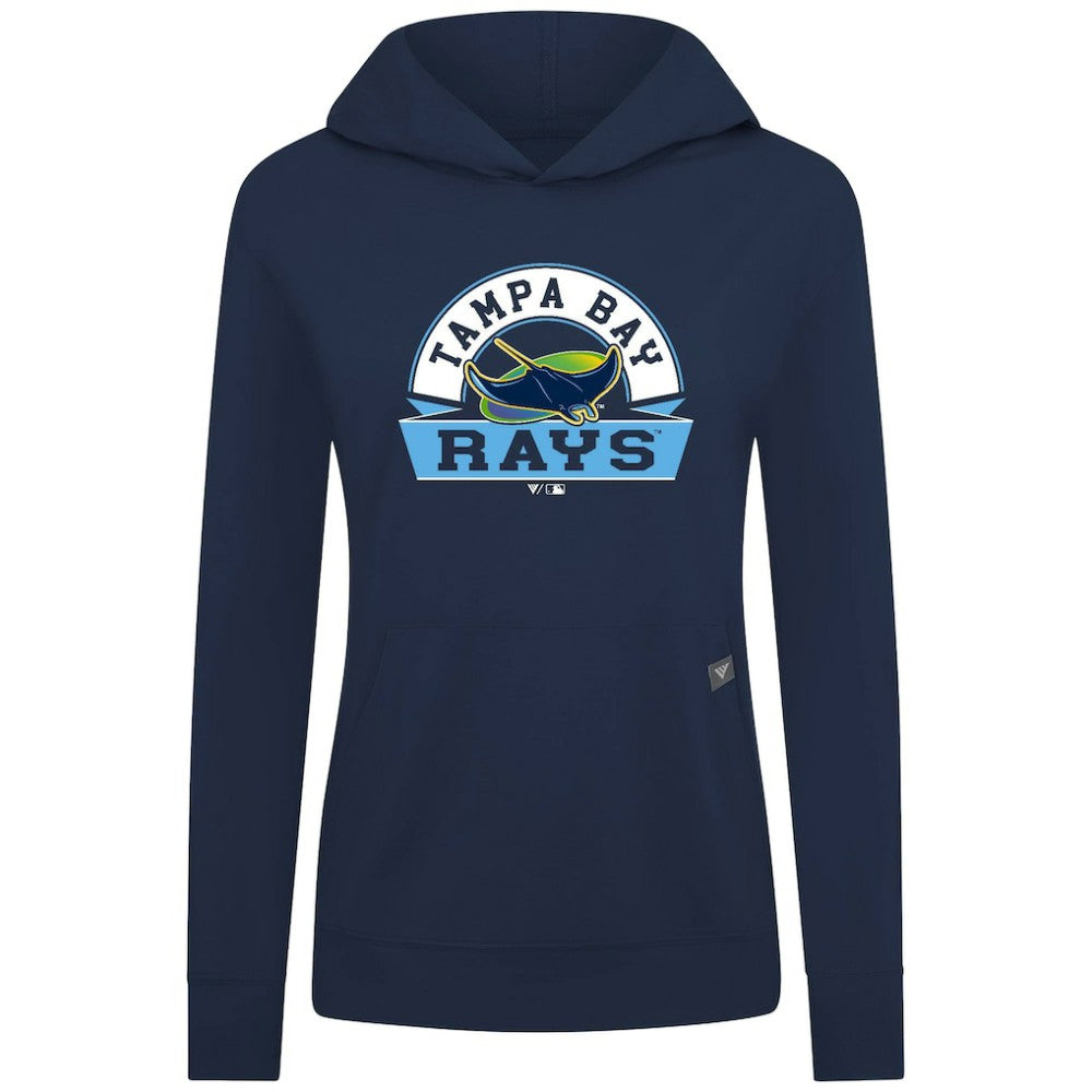 Tampa Bay Rays Levelwear Women's Relay Banner Arch Long Sleeve T-Shirt Hoodie - MLB Hoodies