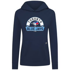 Toronto Blue Jays Levelwear Women's Relay Banner Arch Long Sleeve T-Shirt Hoodie - MLB Hoodies