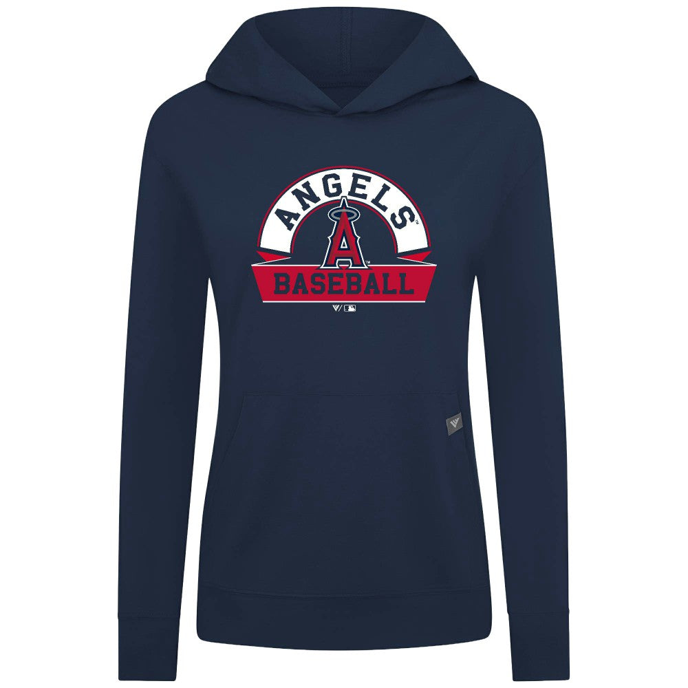 Los Angeles Angels Levelwear Women's Relay Banner Arch Long Sleeve T-Shirt Hoodie - MLB Hoodies