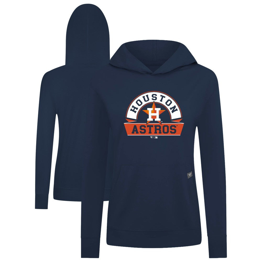 Houston Astros Levelwear Women's Relay Banner Arch Long Sleeve T-Shirt Hoodie - MLB Hoodies