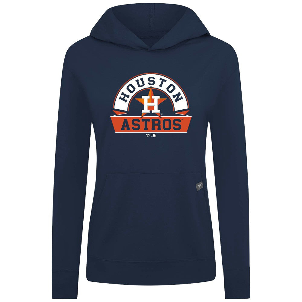 Houston Astros Levelwear Women's Relay Banner Arch Long Sleeve T-Shirt Hoodie - MLB Hoodies
