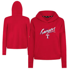 Texas Rangers Levelwear Women's Sweet Sizzle Tri-Blend Hoodie - MLB Hoodies