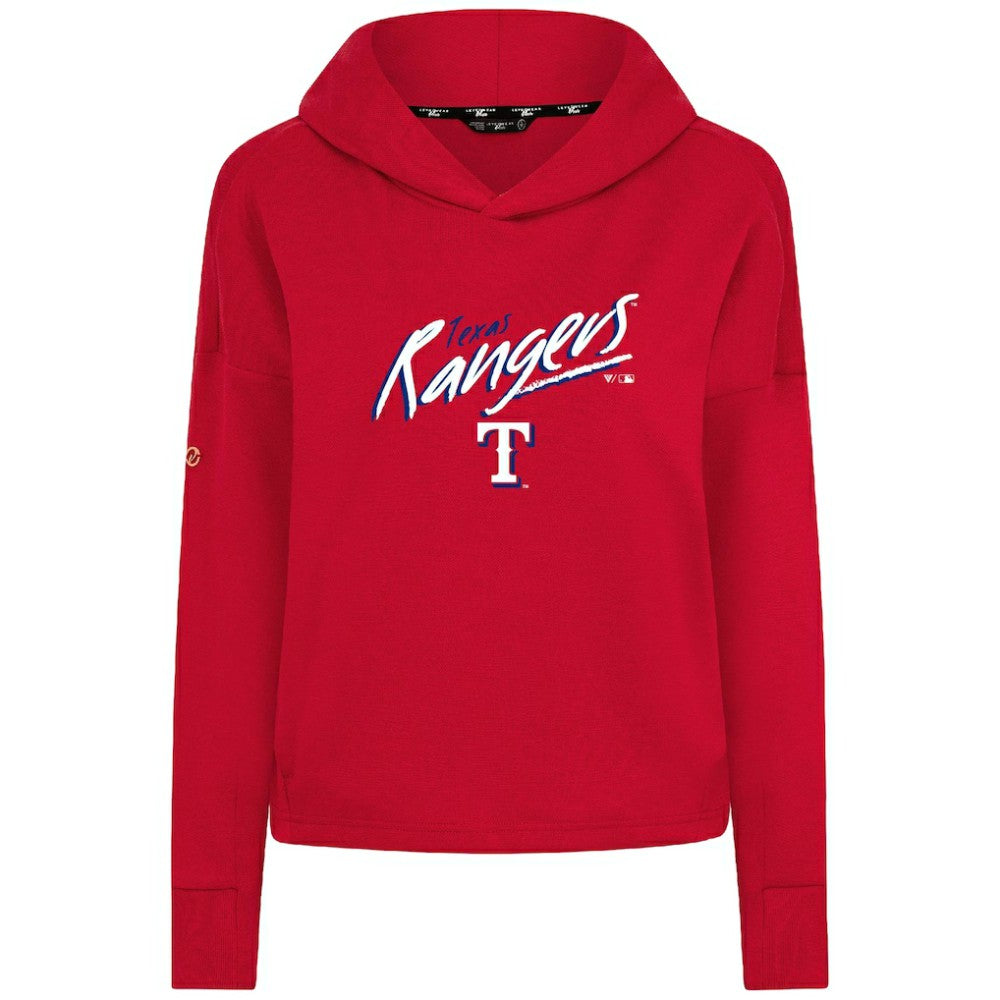 Texas Rangers Levelwear Women's Sweet Sizzle Tri-Blend Hoodie - MLB Hoodies