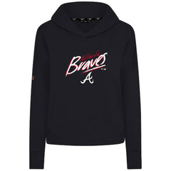 Atlanta Braves Levelwear Women's Sweet Sizzle Tri-Blend Hoodie - MLB Hoodies