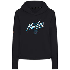 Miami Marlins Levelwear Women's Sweet Sizzle Tri-Blend Hoodie - MLB Hoodies