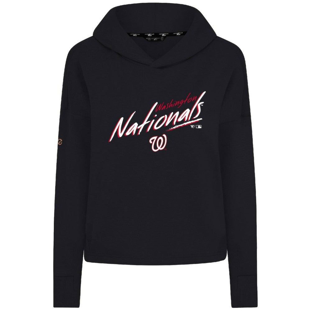 Washington Nationals Levelwear Women's Sweet Sizzle Tri-Blend Hoodie - MLB Hoodies