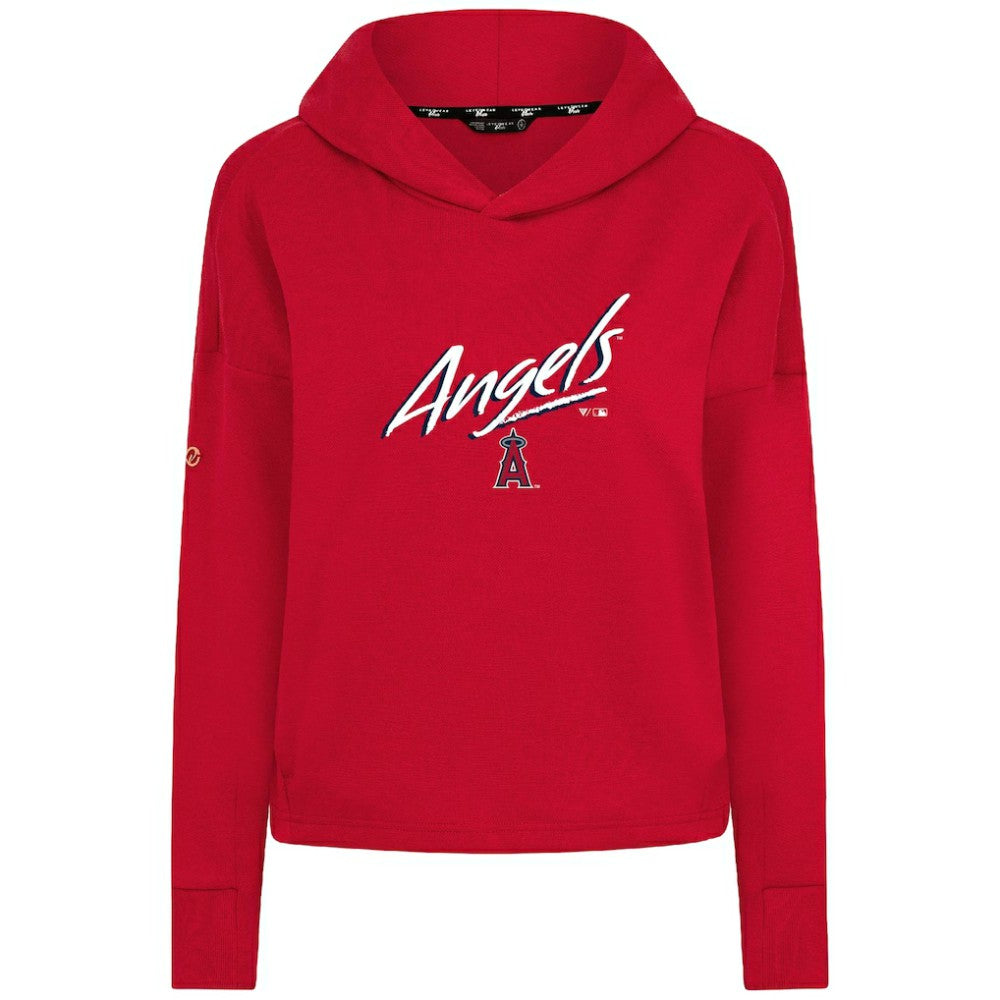 Los Angeles Angels Levelwear Women's Sweet Sizzle Tri-Blend Hoodie - MLB Hoodies