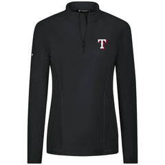 Texas Rangers Levelwear Women's Upright Insignia 2.0 Quarter-Zip Tri-Blend Top - MLB Tops