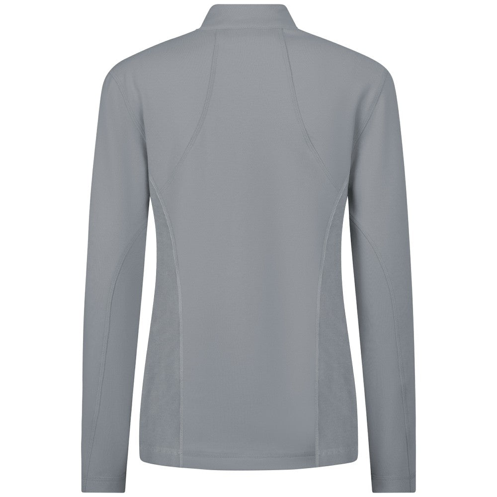 Miami Marlins Levelwear Women's Upright Insignia 2.0 Quarter-Zip Tri-Blend Top - MLB Tops