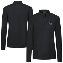 Colorado Rockies Levelwear Women's Upright Insignia 2.0 Quarter-Zip Tri-Blend Top - MLB Tops