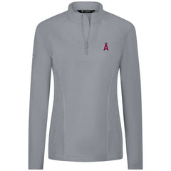Los Angeles Angels Levelwear Women's Upright Insignia 2.0 Quarter-Zip Tri-Blend Top - MLB Tops