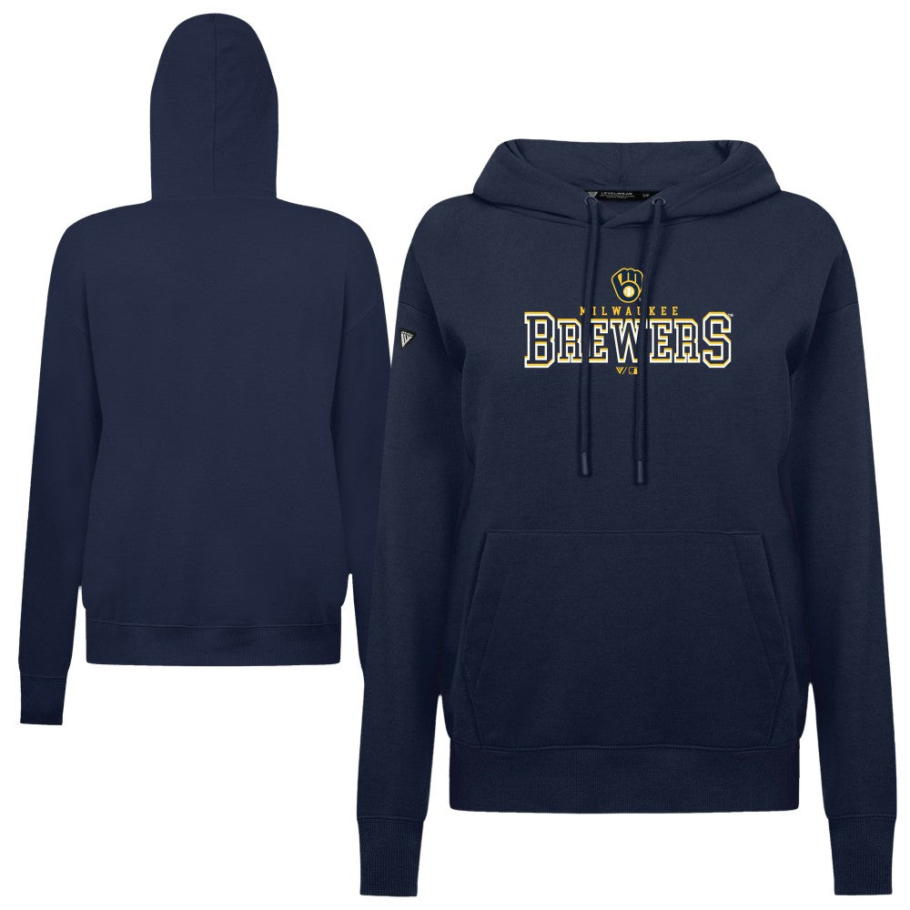 Milwaukee Brewers Levelwear Women's Adorn Journey Hoodie - MLB Hoodies