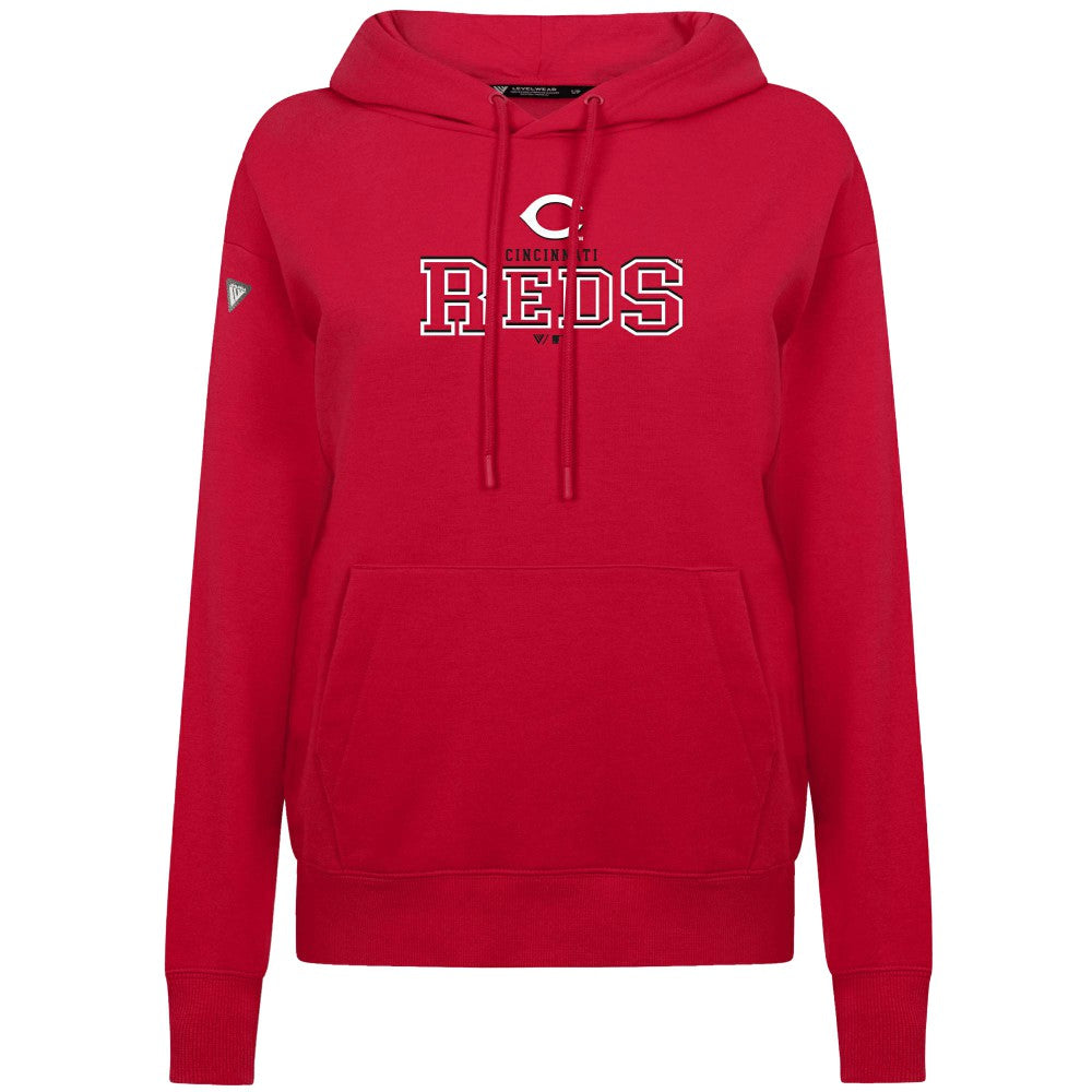 Cincinnati Reds Levelwear Women's Adorn Journey Hoodie - MLB Hoodies