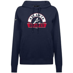 Atlanta Braves Levelwear Women's Adorn Banner Arch Hoodie - MLB Hoodies