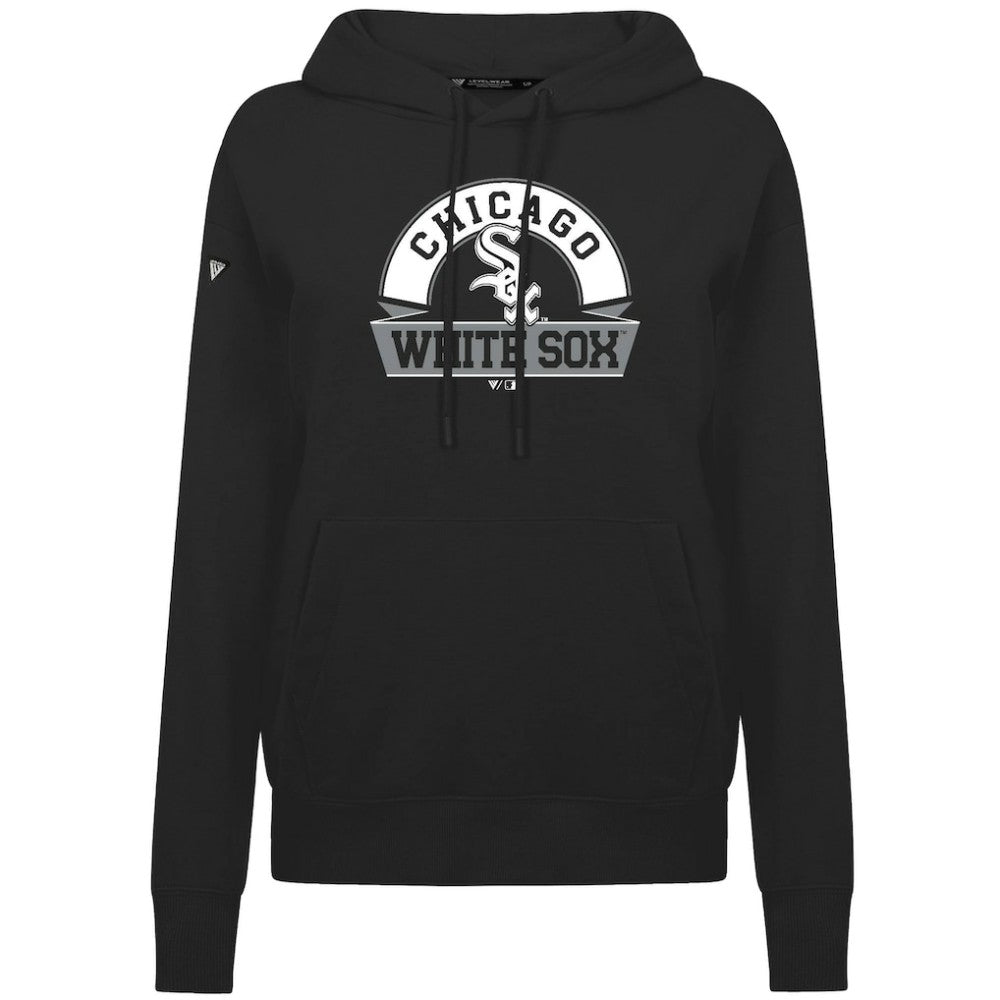 Chicago White Sox Levelwear Women's Adorn Banner Arch Hoodie - MLB Hoodies