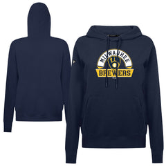 Milwaukee Brewers Levelwear Women's Adorn Banner Arch Hoodie - MLB Hoodies