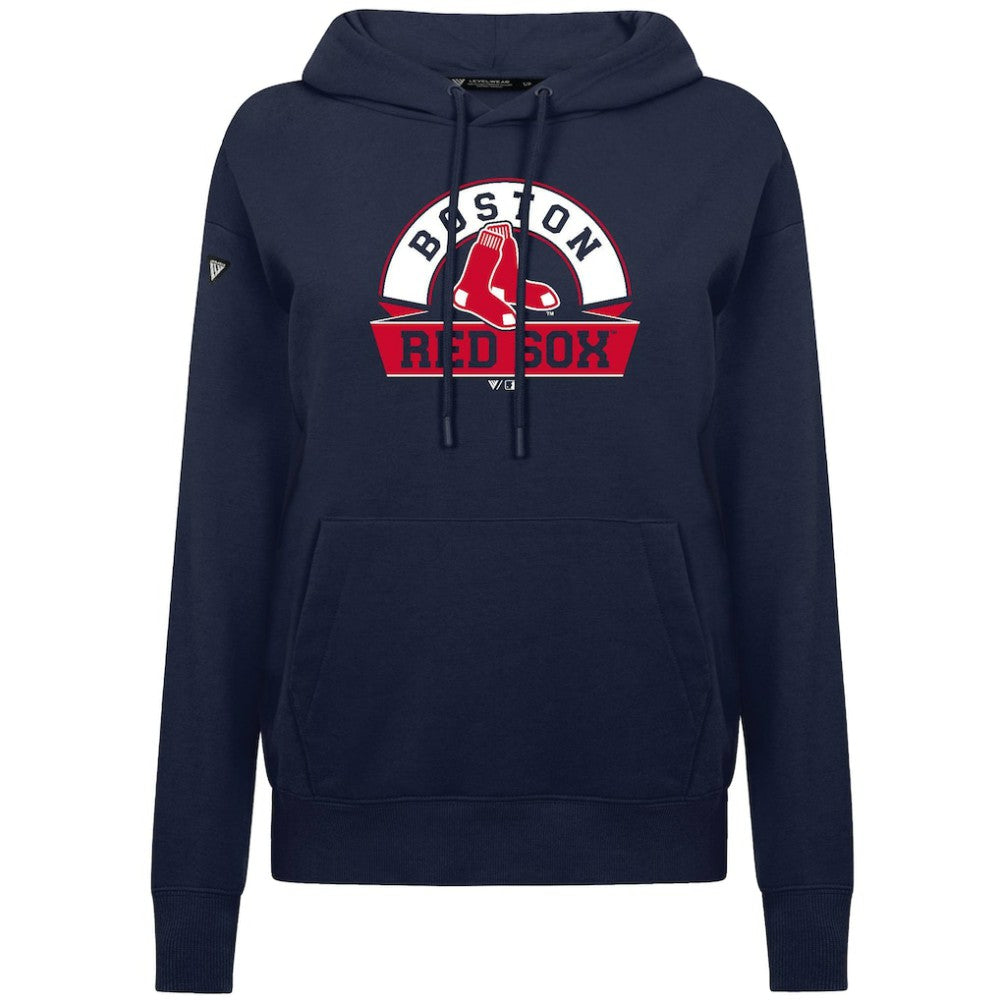 Boston Red Sox Levelwear Women's Adorn Banner Arch Hoodie - MLB Hoodies
