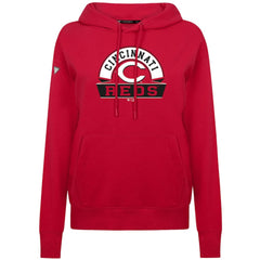 Cincinnati Reds Levelwear Women's Adorn Banner Arch Hoodie - MLB Hoodies