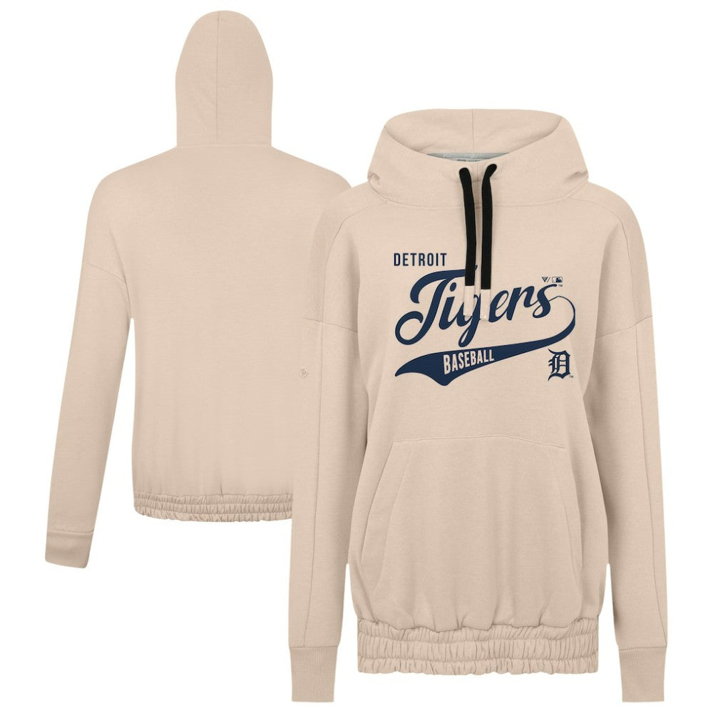 Detroit Tigers Levelwear Women's Oversized Waterfall Glide Hoodie - MLB Hoodies