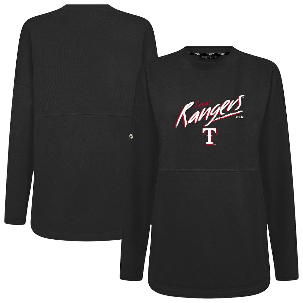 Texas Rangers Levelwear Women's Oversized Beaudry Sizzle Top - MLB Tops